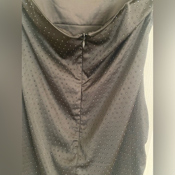 Black sequin halter oh Polly mini dress - Picture 3 of 5